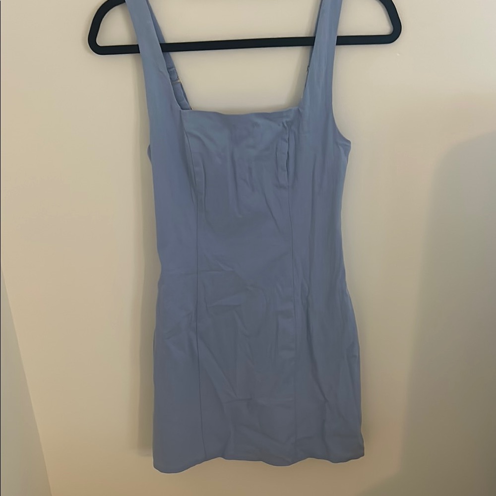 Women's Stretch Squareneck Mini Dress